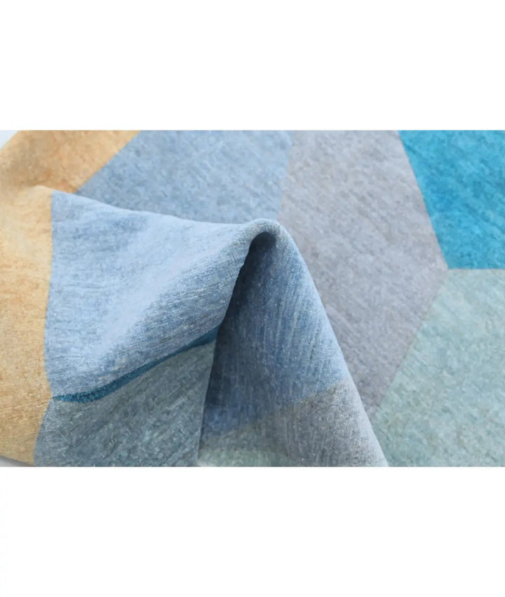 Blue Afghan Overdye Rug 2' 10" x 4' 3" Hand-Knotted | No. AT42870