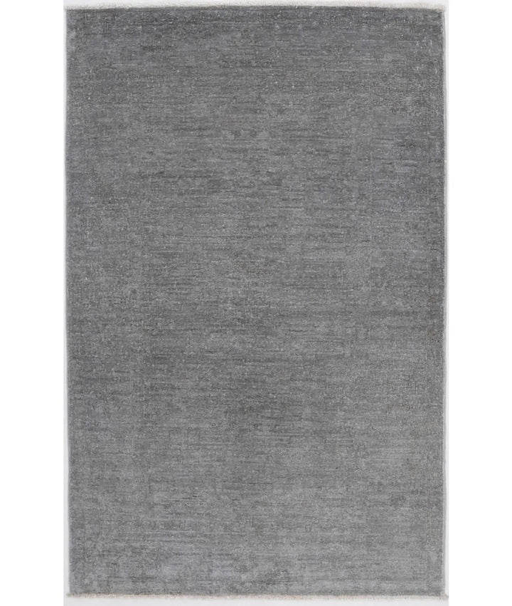 Hand Knotted Overdye Wool Rug 2' 7" x 4' 0" - No. AT597321