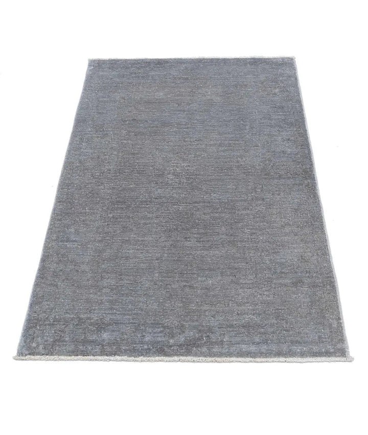 Hand Knotted Overdye Wool Rug 2' 7" x 4' 0" - No. AT597321