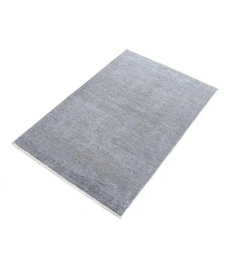 Hand Knotted Overdye Wool Rug 2' 7" x 4' 0" - No. AT597321