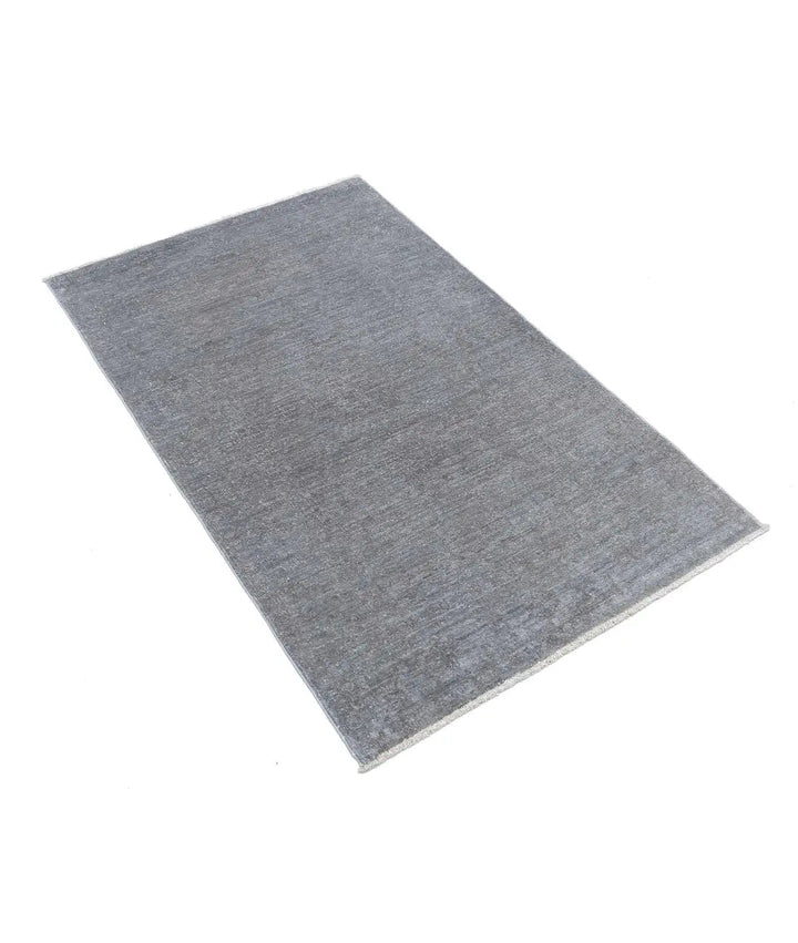 Hand Knotted Overdye Wool Rug 2' 7" x 4' 0" - No. AT597321