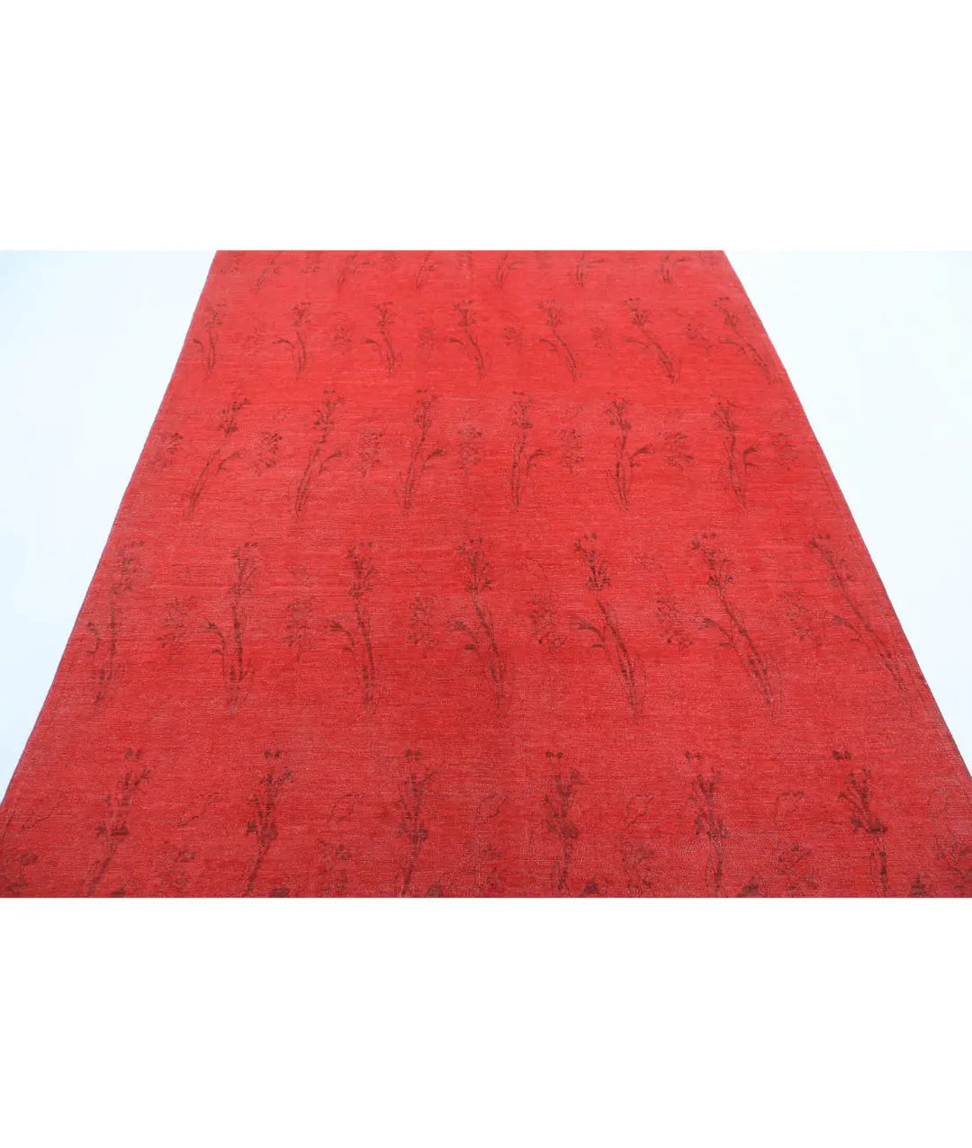 Hand Knotted Overdye Wool Rug 5' 11" x 8' 8" - No. AT34689