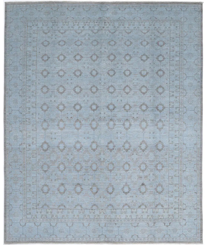 Hand Knotted Overdye Wool Rug 7' 9" x 9' 9" - No. AT70004