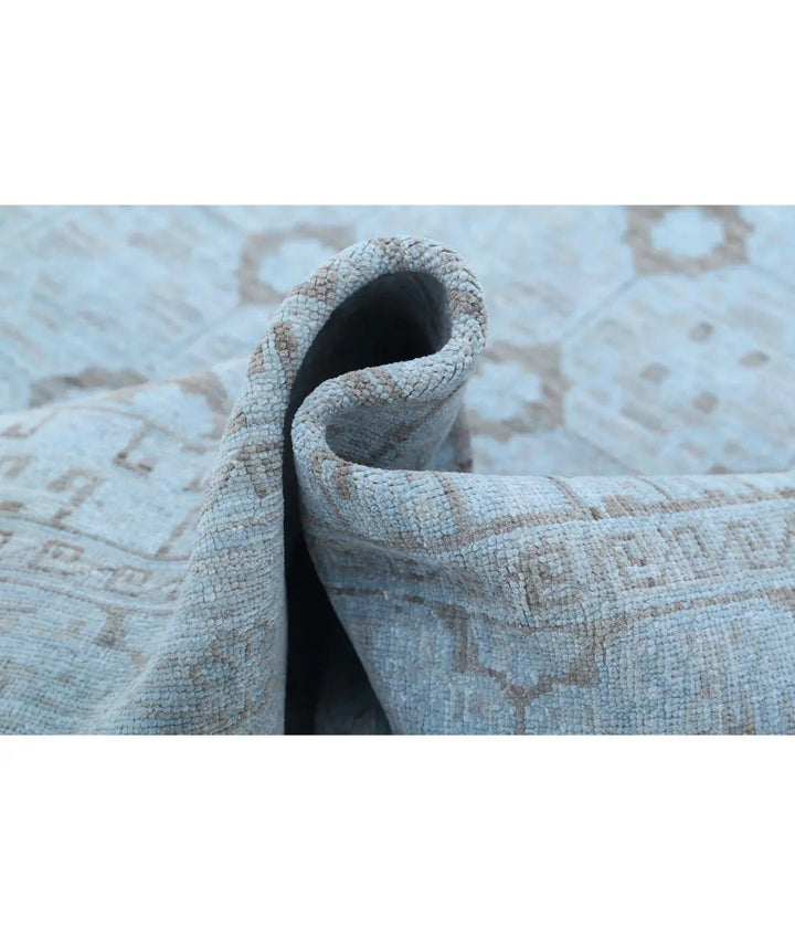 Hand Knotted Overdye Wool Rug 7' 9" x 9' 9" - No. AT70004