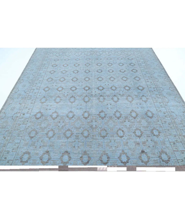 Hand Knotted Overdye Wool Rug 7' 9" x 9' 9" - No. AT70004