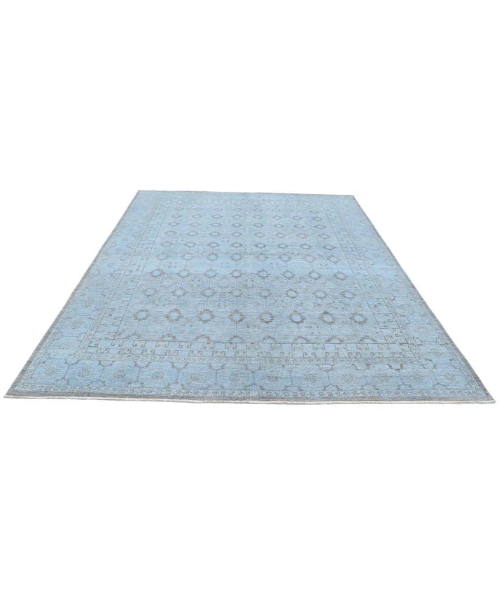 Hand Knotted Overdye Wool Rug 7' 9" x 9' 9" - No. AT70004