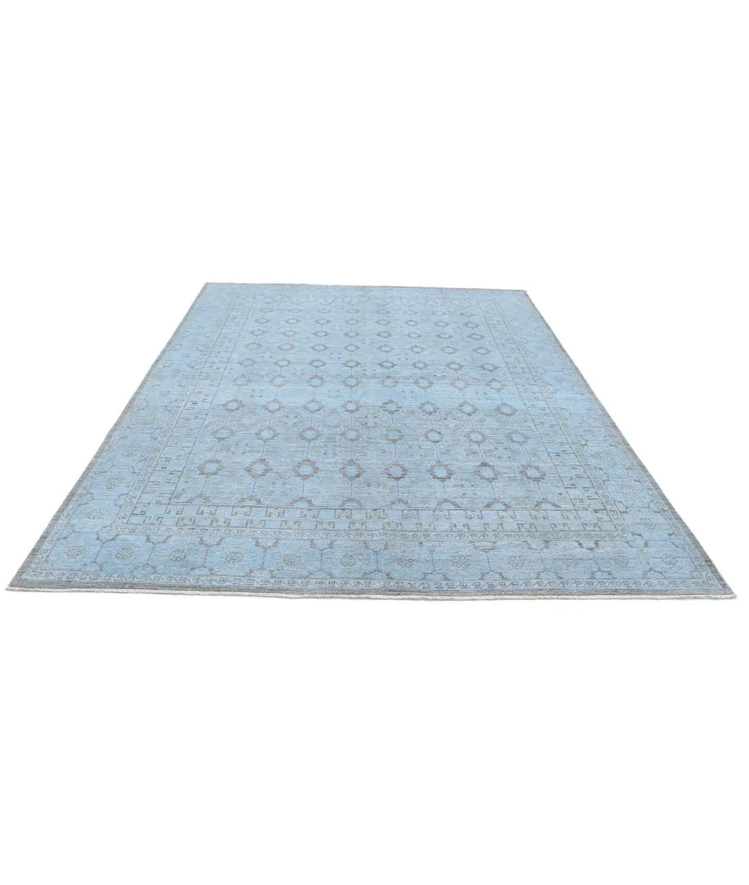 Hand Knotted Overdye Wool Rug 7' 9" x 9' 9" - No. AT70004