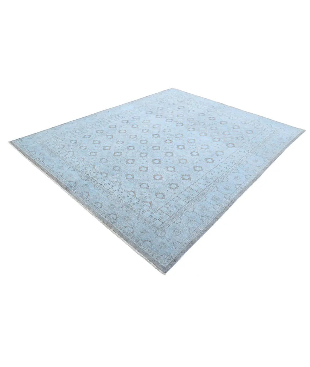 Hand Knotted Overdye Wool Rug 7' 9" x 9' 9" - No. AT70004