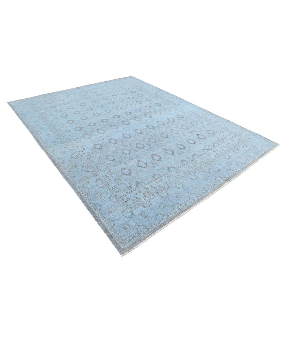 Hand Knotted Overdye Wool Rug 7' 9" x 9' 9" - No. AT70004