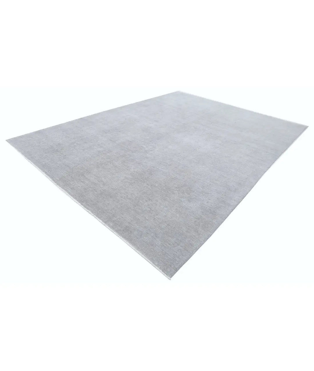 Grey Afghan Overdye Rug 9' 10" x 13' 10" Hand-Knotted | No. AT61135