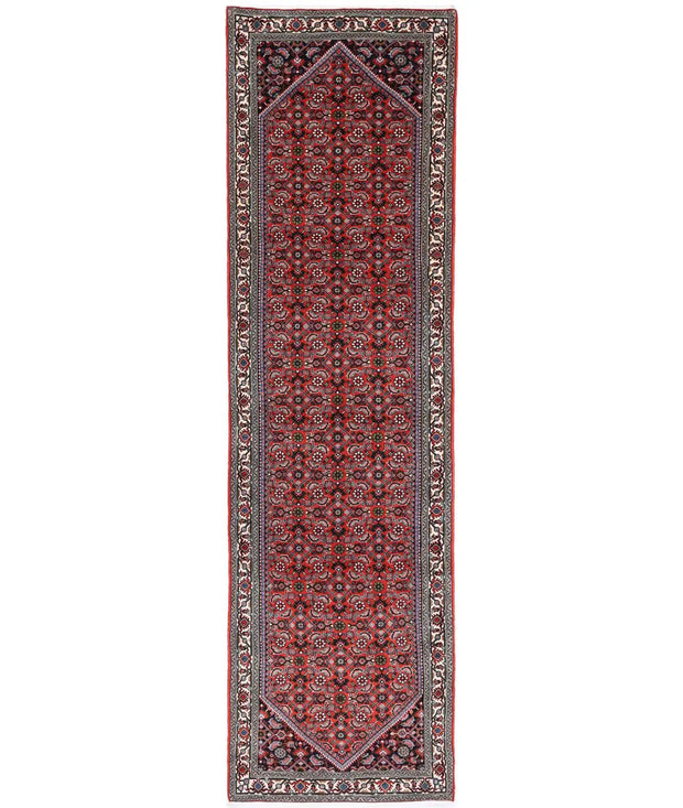 Hand Knotted Oriental Bijar Wool Rug 2' 6" x 9' 5" - No. AT17569
