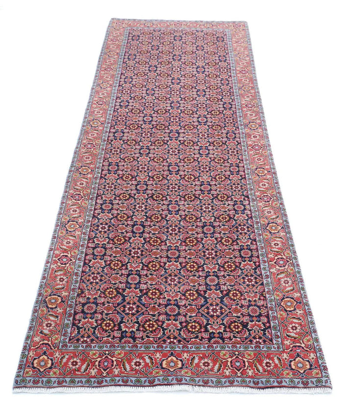 Afghan Bijar Runner Rug 2' 9" x 9' 7" Hand-Knotted | No. AT90715