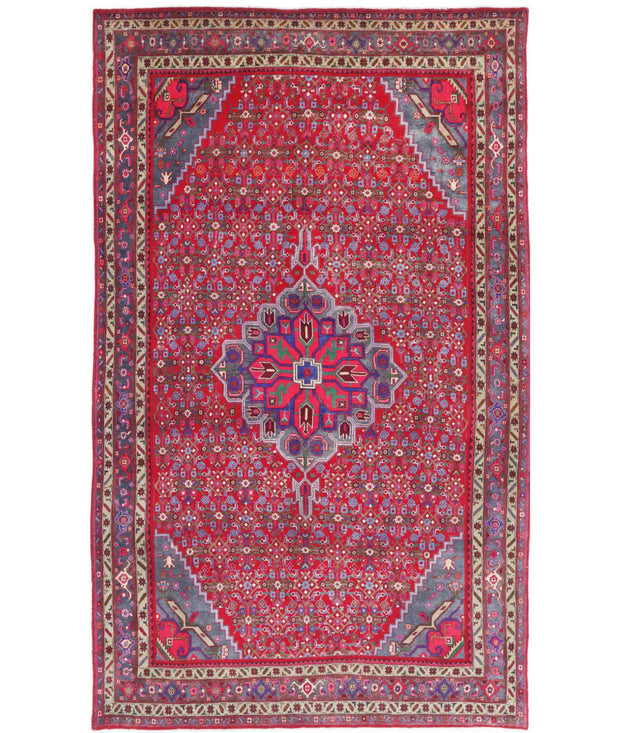 Hand Knotted Oriental Bijar Wool Rug 6' 9" x 11' 6" - No. AT73245