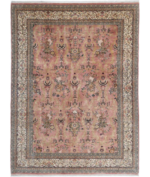 Hand Knotted Oriental Bijar Wool Rug 8' 4" x 11' 2" - No. AT58861
