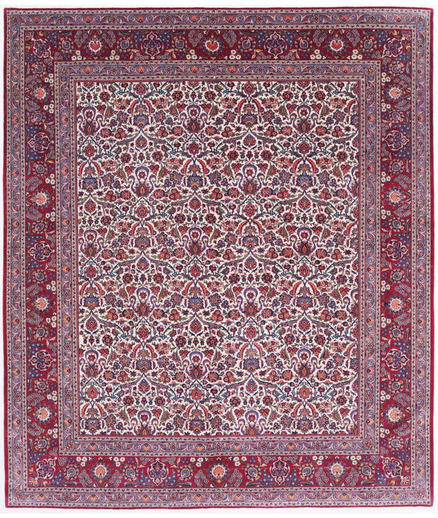 Hand Knotted Oriental Kashan Fine Wool Rug 10' 3" x 12' 1" - No. AT70814