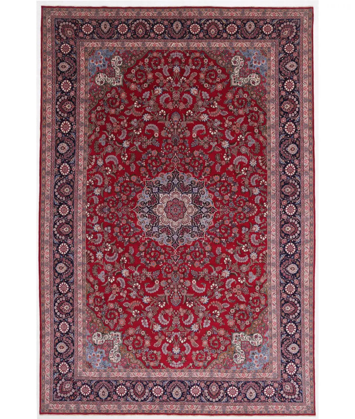Hand Knotted Oriental Kerman Fine Wool Rug 10' 11" x 16' 6" - No. AT266450