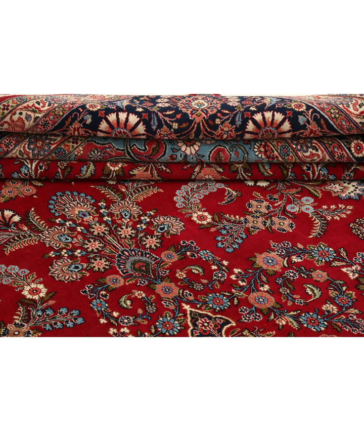 Hand Knotted Oriental Kerman Fine Wool Rug 10' 11" x 16' 6" - No. AT266450