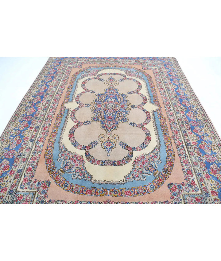 Afghan Oriental Kerman Rug 8' 0" x 10' 10" Hand-Knotted | No. AT24545