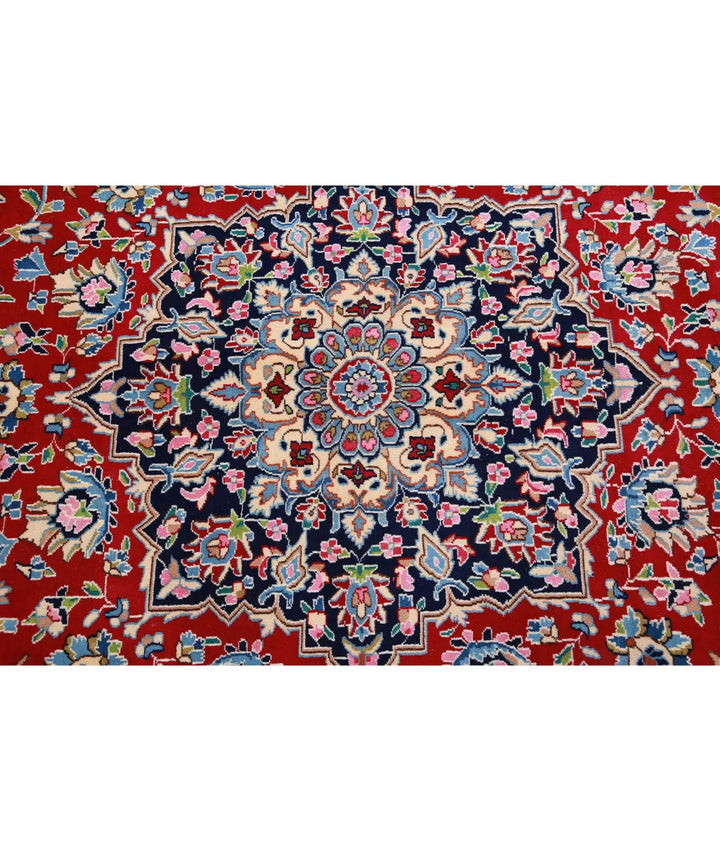 Afghan Oriental Kerman Rug 9' 10" x 13' 8" Hand-Knotted | No. AT63888