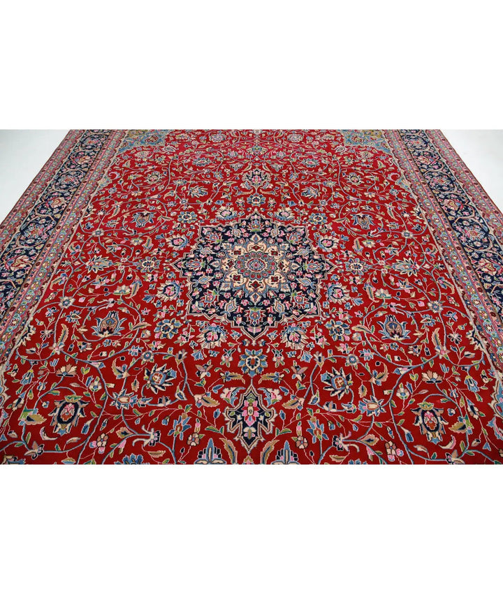 Afghan Oriental Kerman Rug 9' 10" x 13' 8" Hand-Knotted | No. AT63888
