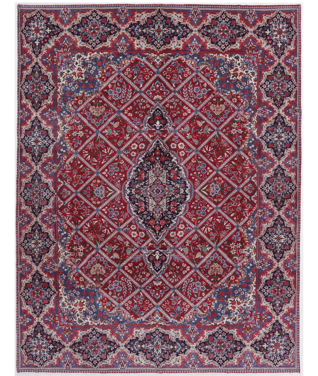 Hand Knotted Oriental Kerman Wool Rug 9' 9" x 12' 9" - No. AT72818