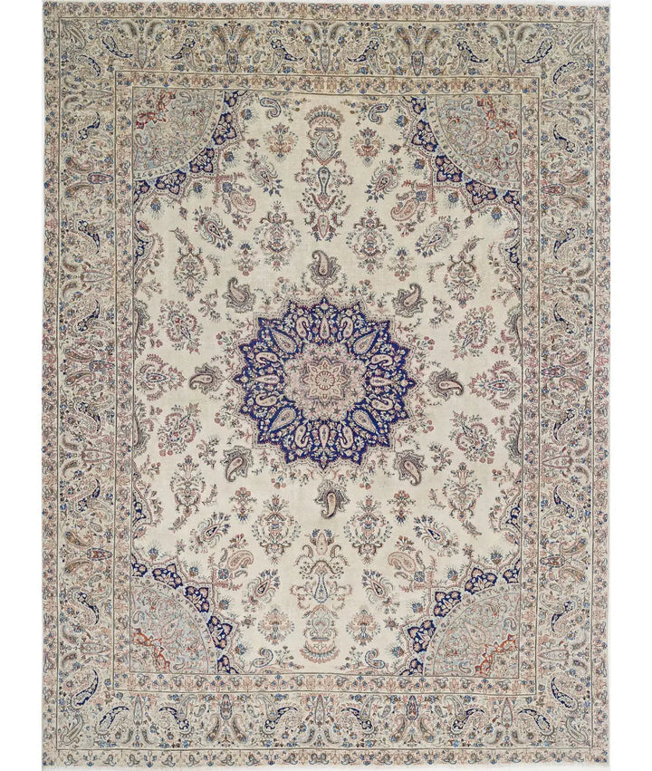 Oriental Kerman Rug 9' 9" x 13' 2" Hand-Knotted | No. AT52425