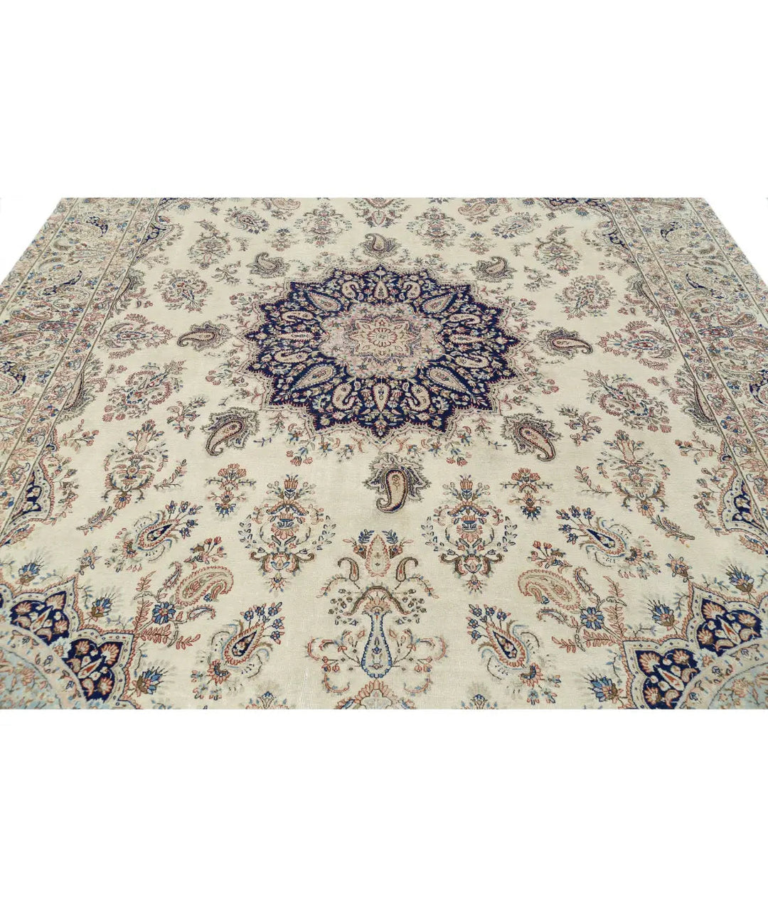Oriental Kerman Rug 9' 9" x 13' 2" Hand-Knotted | No. AT52425