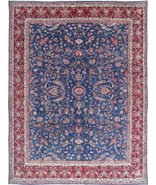 Hand Knotted Oriental Kerman Wool Rug 9' 9" x 13' 5" - No. AT40855
