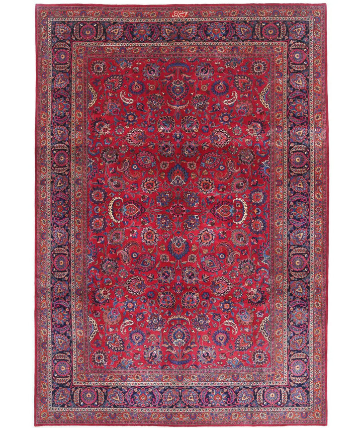 Afghan Oriental Rug 10' 11" x 16' 2" Hand-Knotted | No. AT63428