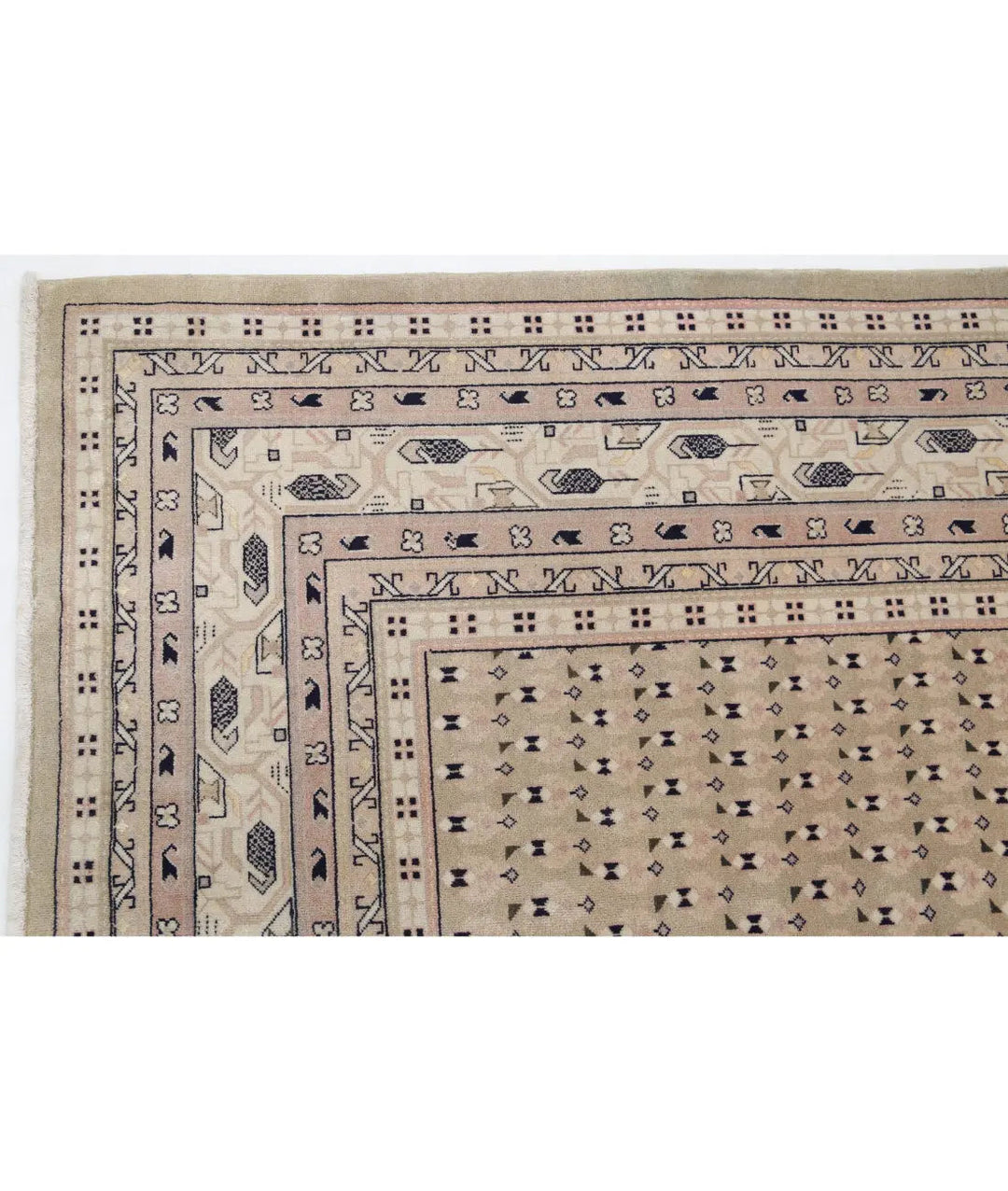 Afghan Mir Saraband Rug 7' 11" x 8' 9" Hand-Knotted | No. AT76318