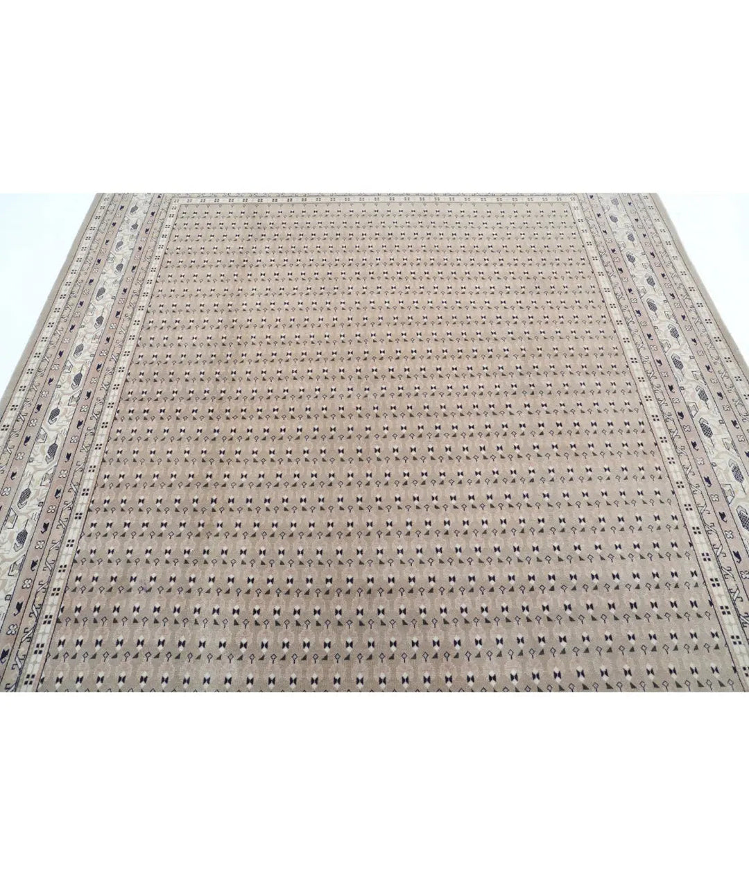 Afghan Oriental Rug 7' 8" x 8' 7" Hand-Knotted | No. AT55798