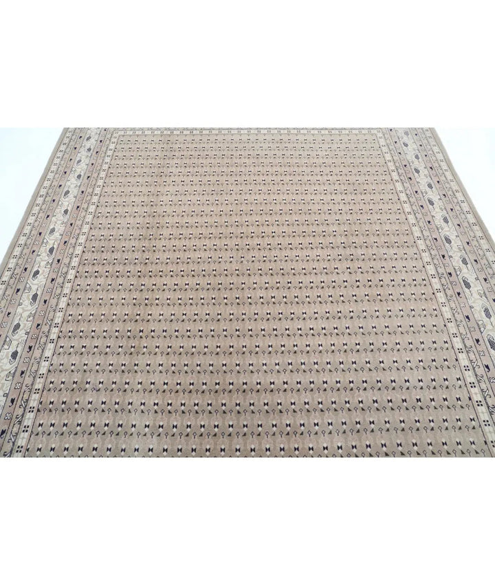 Afghan Oriental Rug 7' 8" x 8' 7" Hand-Knotted | No. AT55798