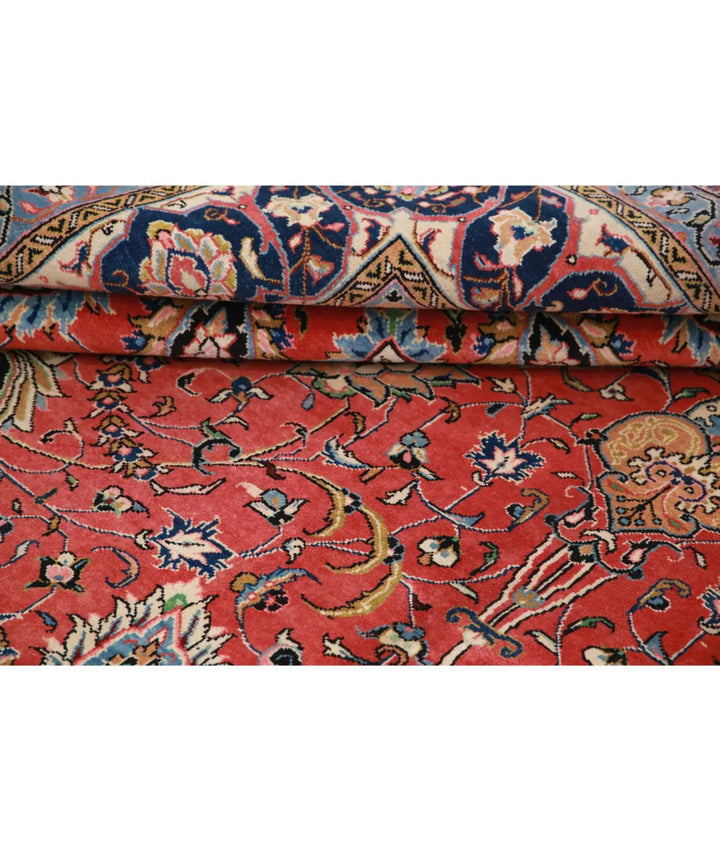 Afghan Tabriz Rug 8' 11" x 12' 4" Hand-Knotted | No. AT47801
