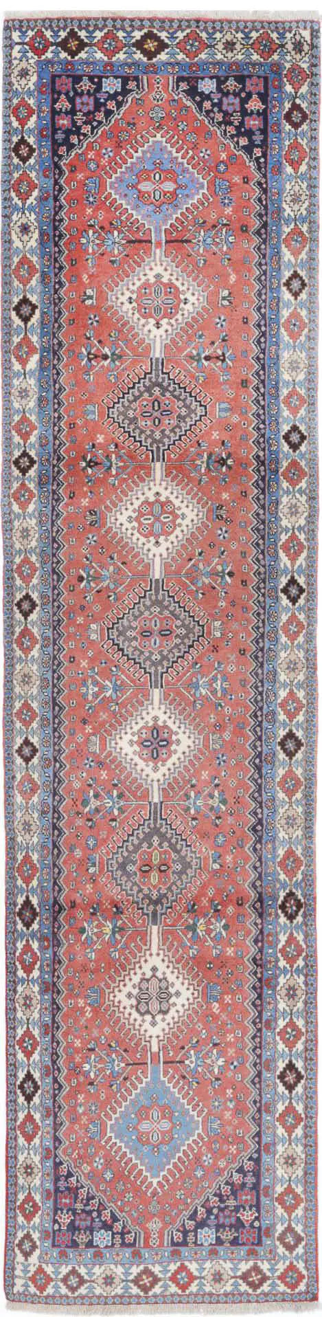 Hand Knotted Oriental Yalameh Wool Rug 2' 8" x 12' 1" - No. AT67905