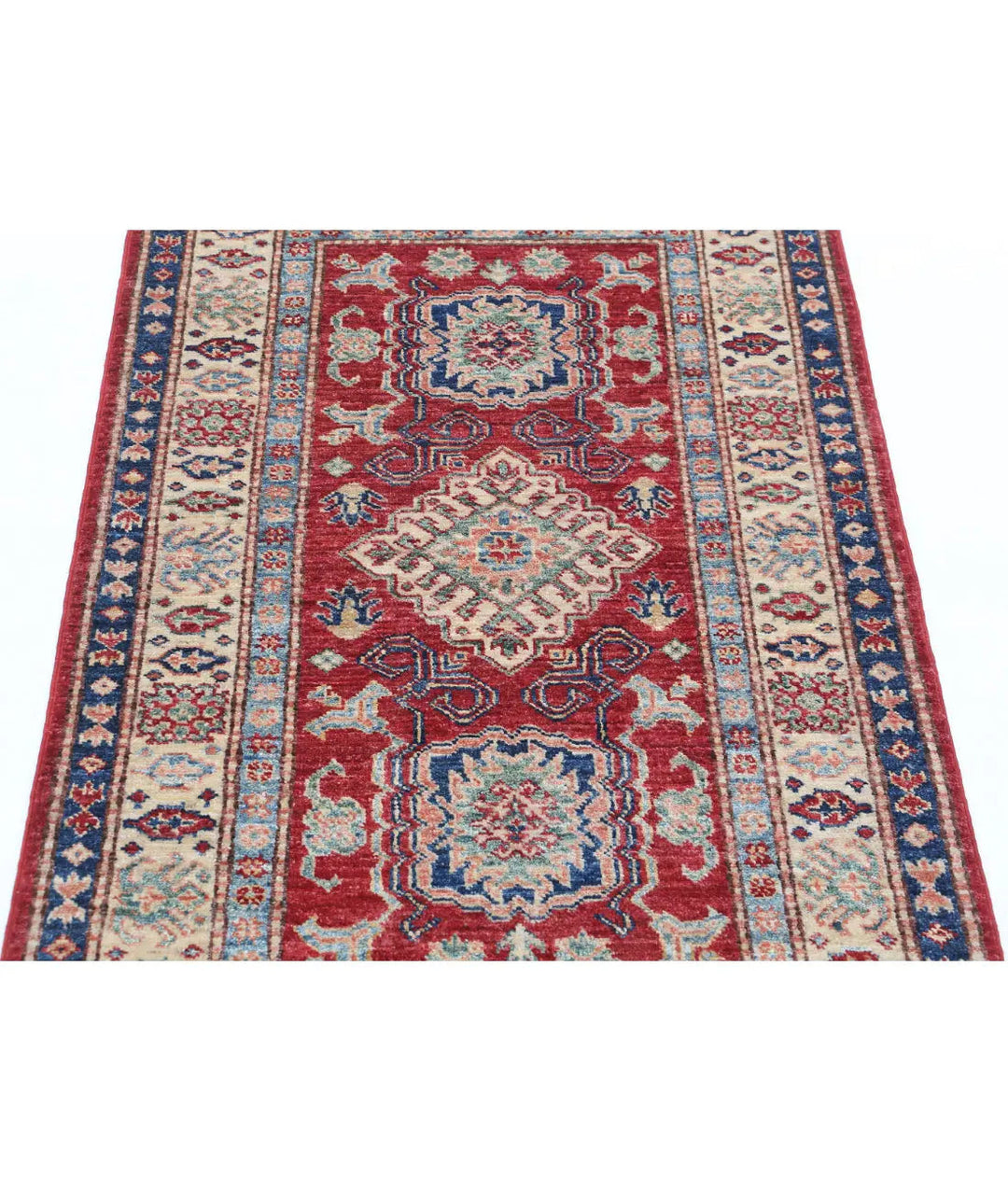 Hand Knotted Royal Kazak Wool Rug 2' 7" x 4' 0" - No. AT663491