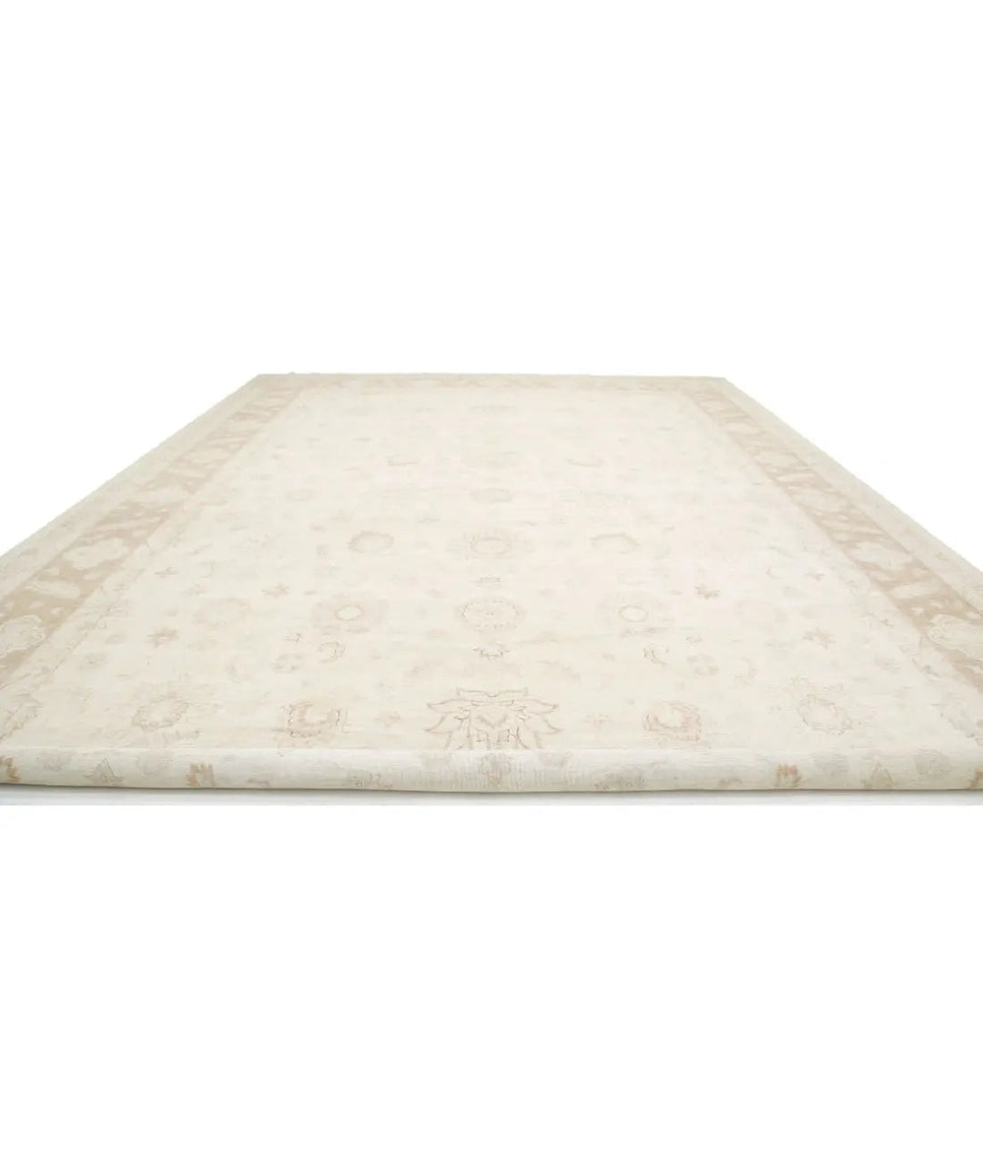 Ivory Afghan Serenity Rug 16' 0" x 23' 2" Hand-Knotted | No. AT44703