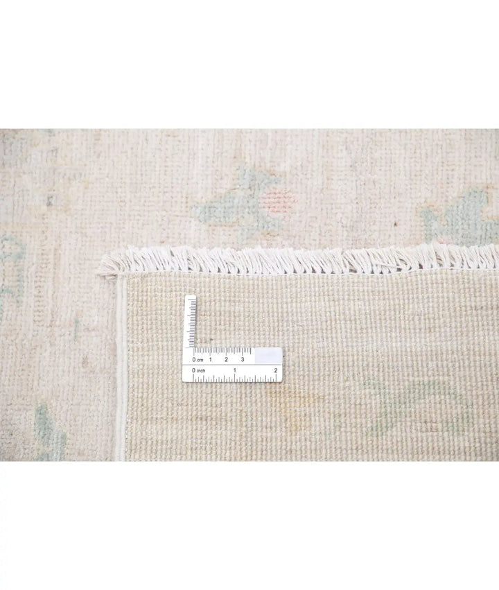 Ivory Afghan Serenity Rug 19' 4" x 25' 6" Hand-Knotted | No. AT92281