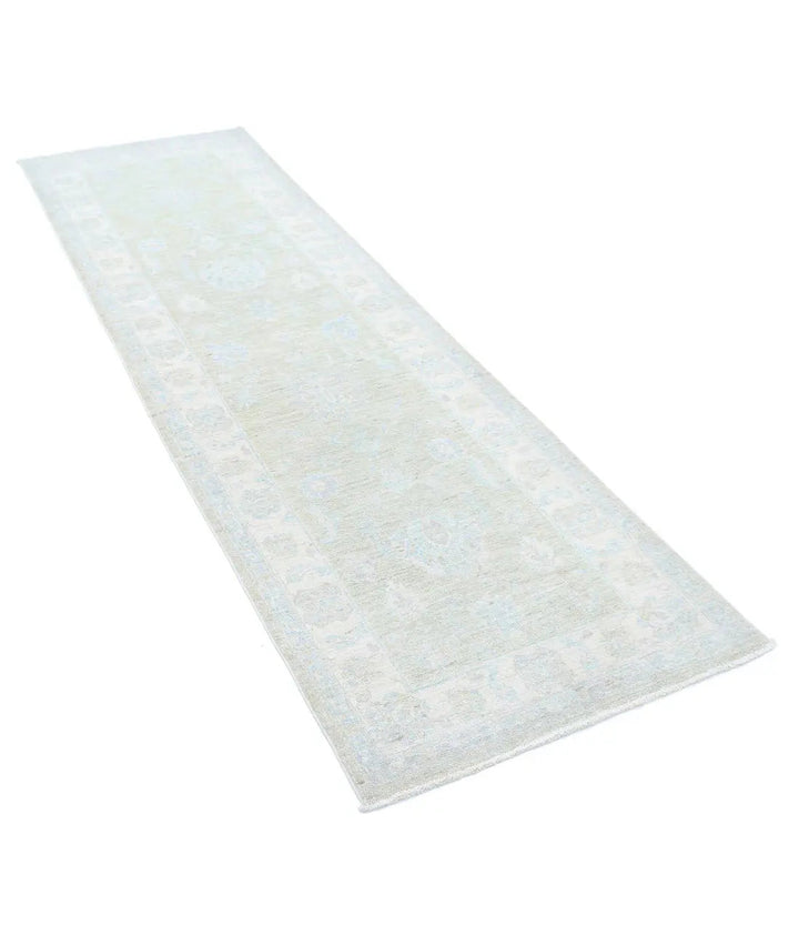 Afghan Serenity Runner Rug 2' 6" x 8' 4" Hand-Knotted | No. AT61257