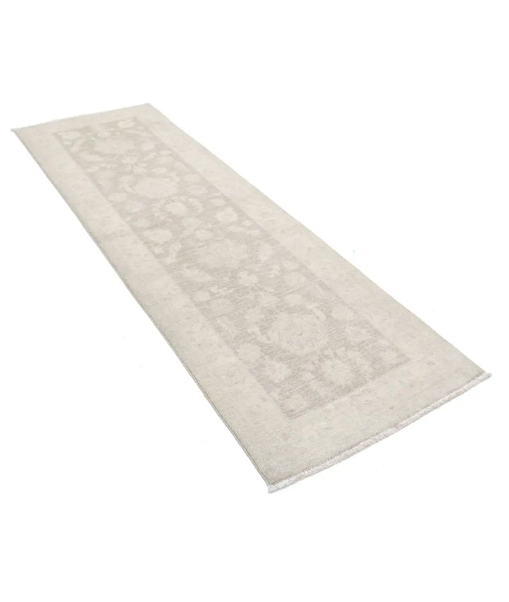 Afghan Serenity Runner Rug 2' 8" x 8' 4" Hand-Knotted | No. AT19674