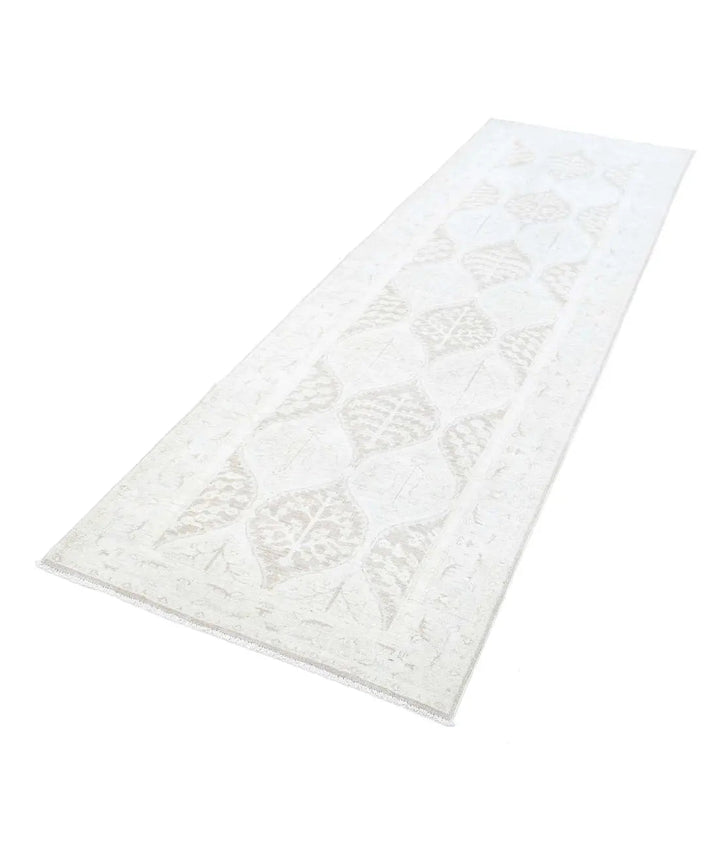 Hand Knotted Serenity Wool Rug 3' 2" x 10' 0" - No. AT370615