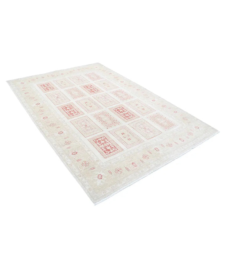 Afghan Serenity Rug 5' 6" x 8' 0" Hand-Knotted | No. AT71996