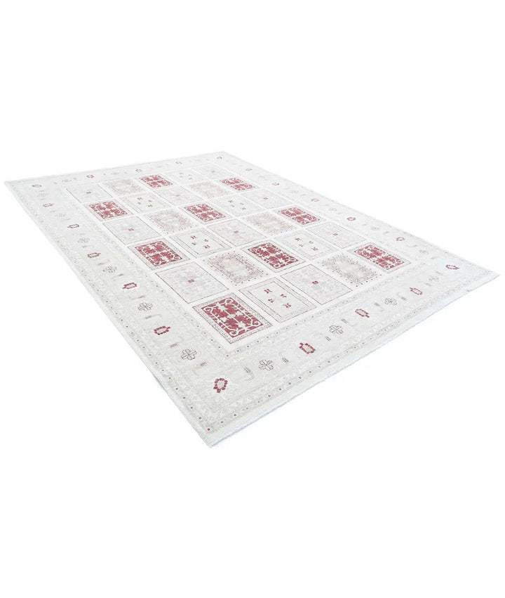 Afghan Serenity Rug 8' 1" x 11' 2" Hand-Knotted | No. AT87772