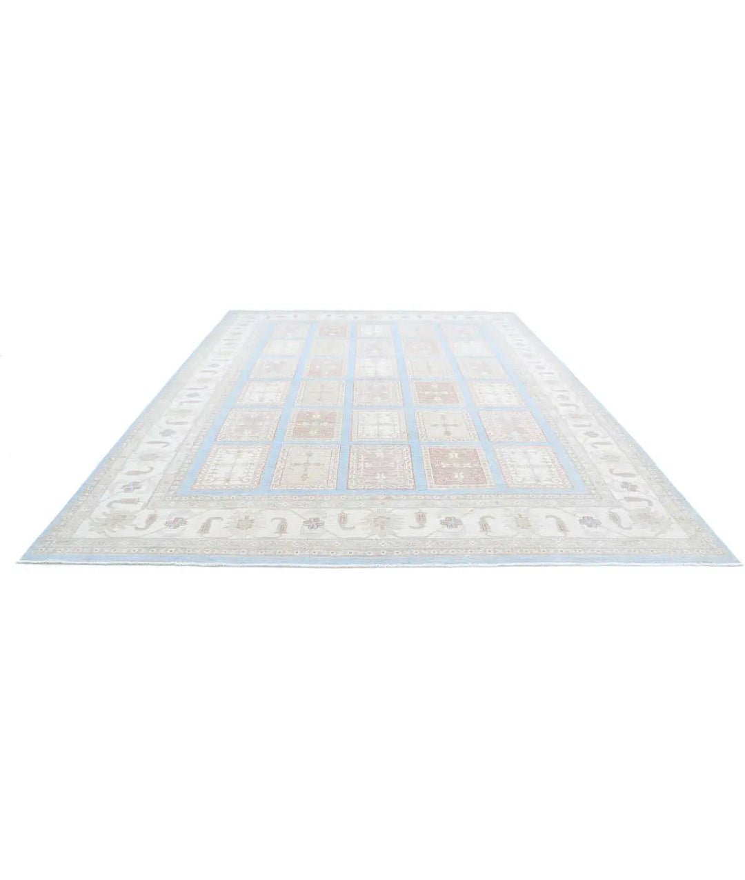Afghan Serenity Rug 9' 10" x 13' 0" Hand-Knotted | No. AT26269