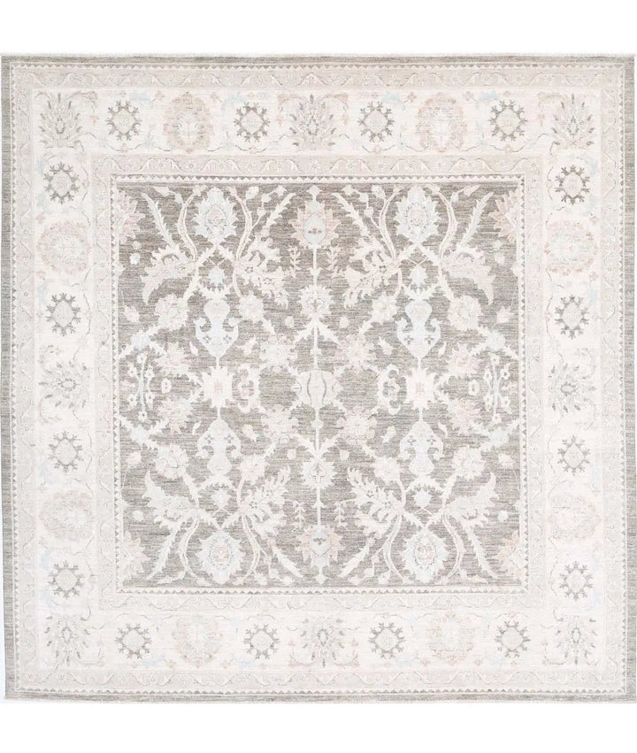 Afghan Serenity Rug 9' 6" x 9' 8" Hand-Knotted | No. AT86973