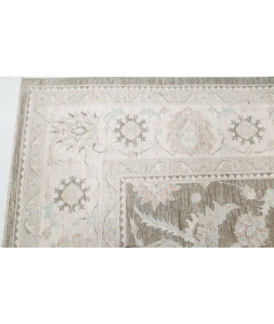 Afghan Serenity Rug 9' 6" x 9' 8" Hand-Knotted | No. AT86973