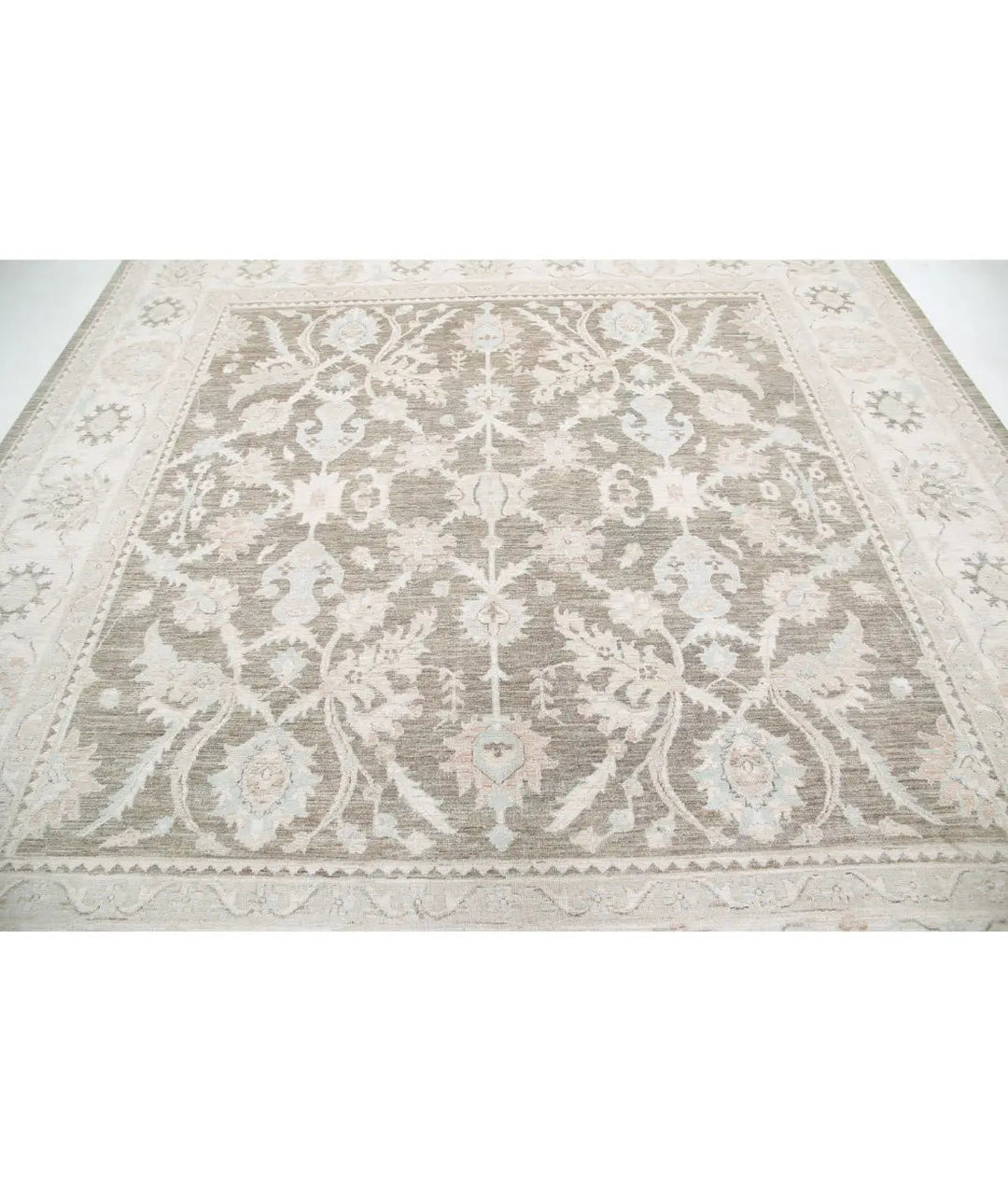 Afghan Serenity Rug 9' 6" x 9' 8" Hand-Knotted | No. AT86973