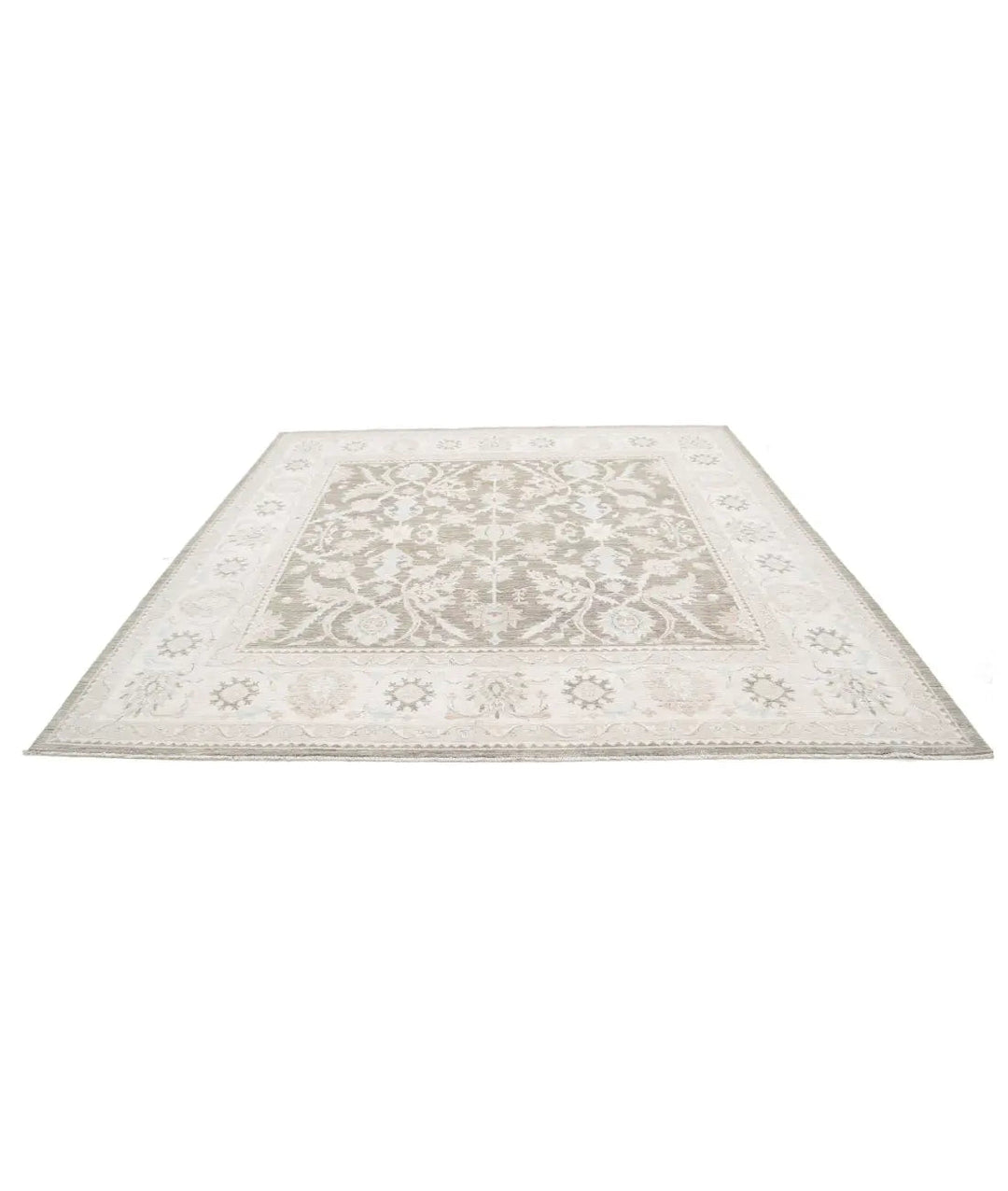Afghan Serenity Rug 9' 6" x 9' 8" Hand-Knotted | No. AT86973