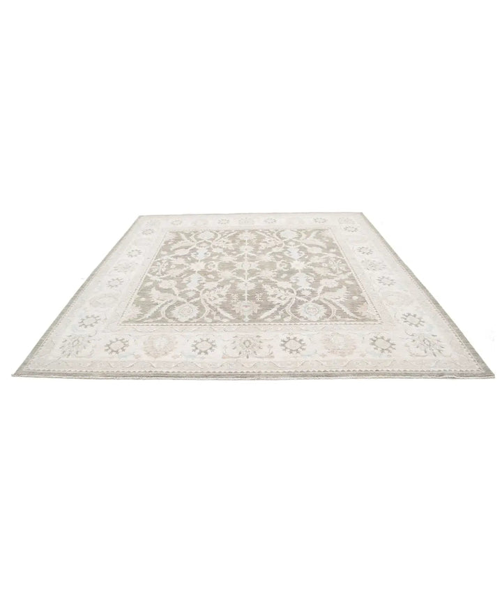 Afghan Serenity Rug 9' 6" x 9' 8" Hand-Knotted | No. AT86973
