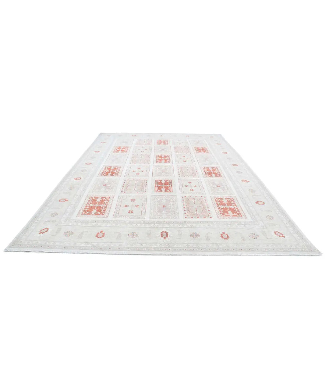 Afghan Serenity Rug 9' 8" x 13' 8" Hand-Knotted | No. AT45818