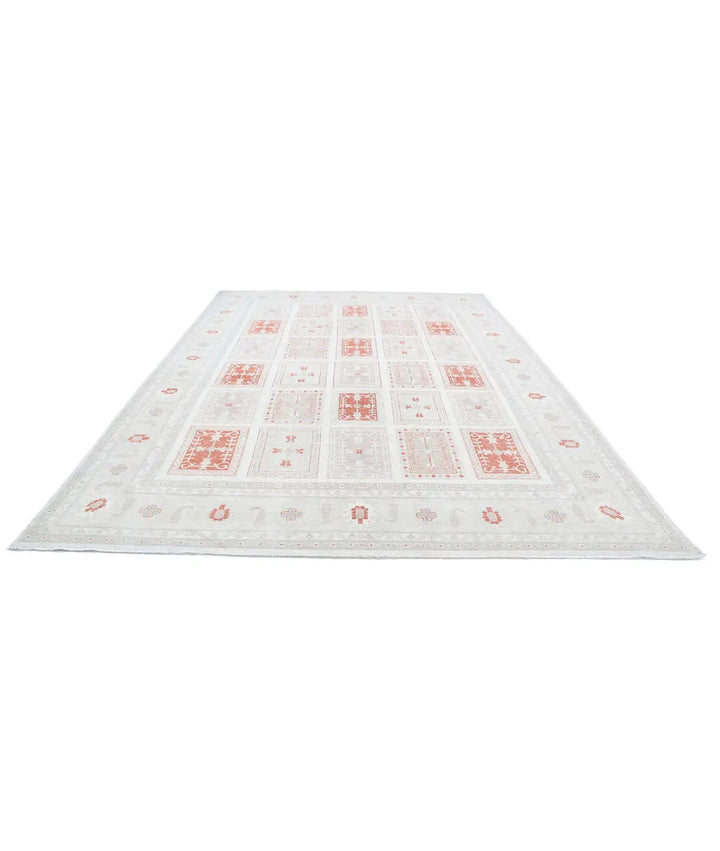 Afghan Serenity Rug 9' 8" x 13' 8" Hand-Knotted | No. AT45818